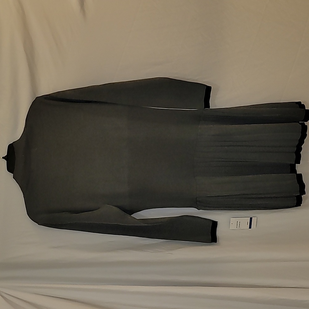 Taylor Heather Grey Mini Sweater Dress - Picture 11 of 11